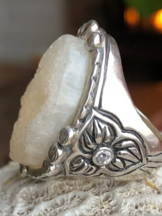 Silpada Beauty In The Rough Ring - Picture 2 of 6